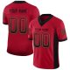 Youth Custom Red Black-Old Gold Mesh Drift Fashion Football Jersey